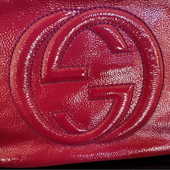 Gucci Pink Soho Disco Patent Leather bag - Picture 2 of 12